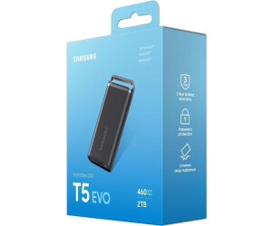 Samsung T5 ポータブルSSD (2TB ブラック)