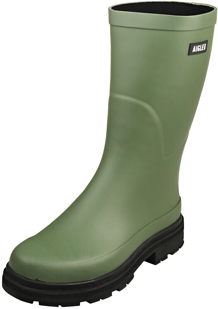 Aigle Mid Rain olivine rubber