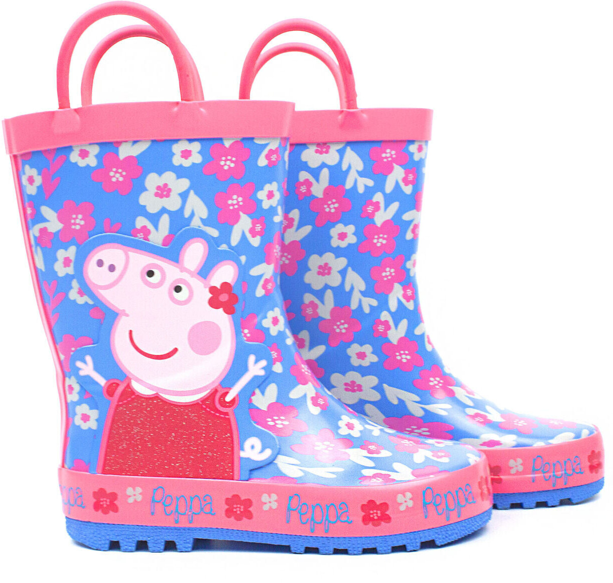 Peppa Pig Flower Girl's Easy-On Rubber pink blue