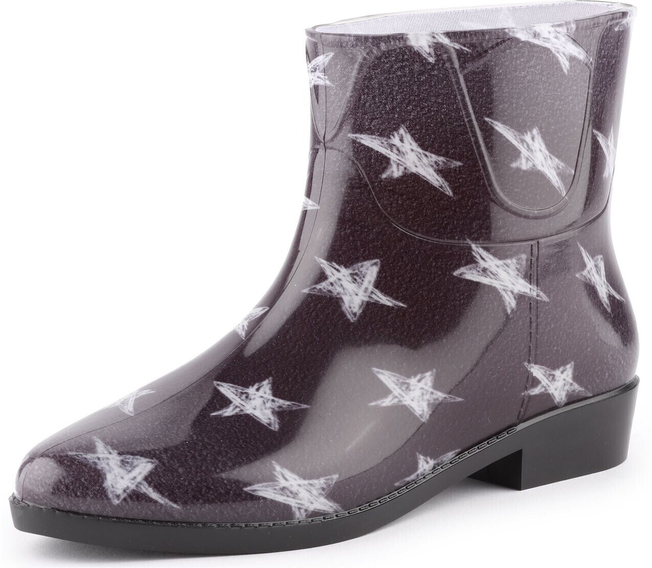 Ladeheid Short rubber LAZT201802 black white stars 101M
