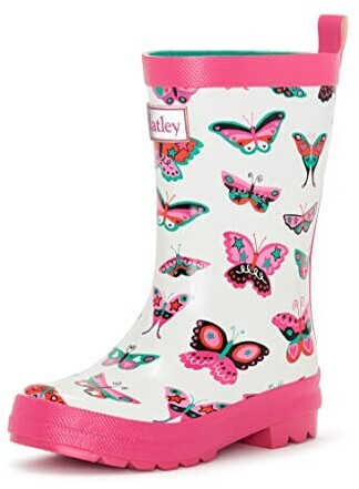Hatley Printed Wellington Rain white