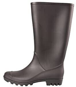Mountain Warehouse Splash Women's Wellington waterproof with textile lining EVA cushioning strong grip Black
