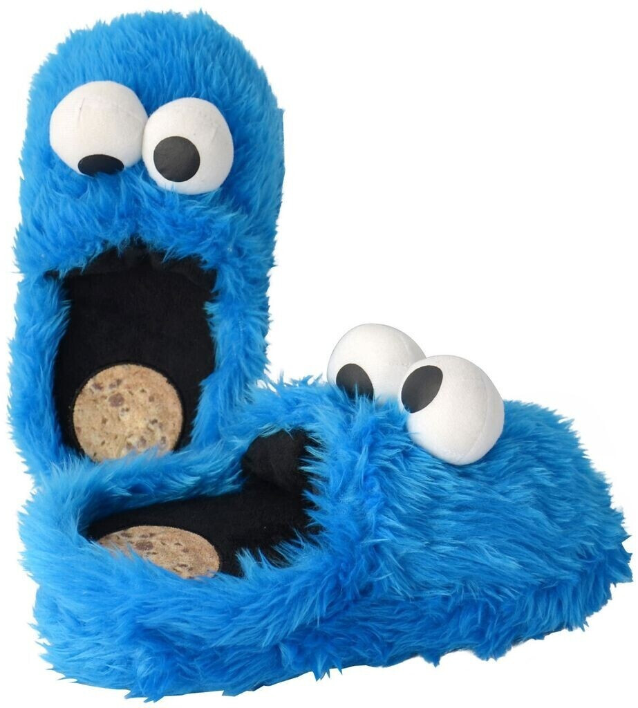 United Labels Cookie Monster 3D plush slipper slippers blue 38-40