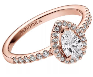Pandora Sparkling Pear Halo Ring 182835C01 desde 79 20 Compara precios en idealo