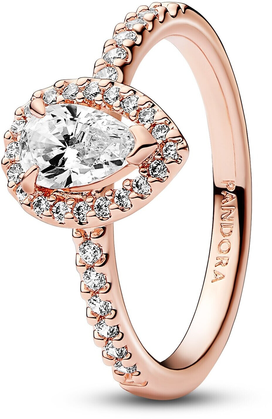 Pandora Sparkling Pear Halo Ring 182835C01 au meilleur prix sur idealo