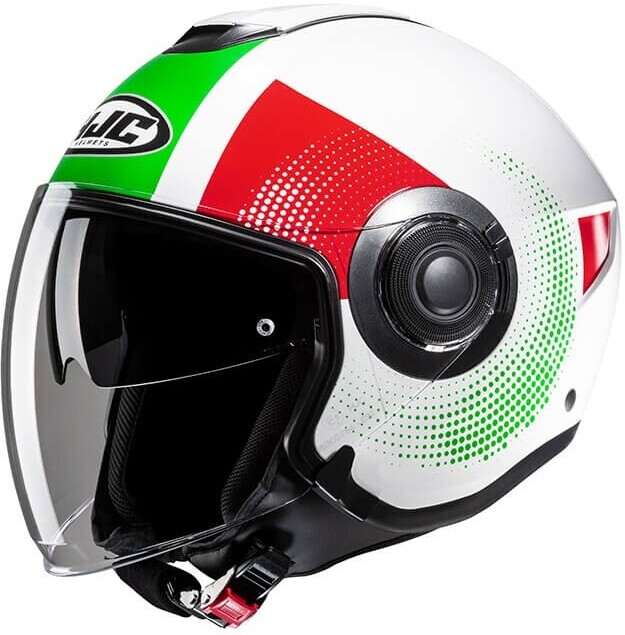 HJC i40N Pyle MC41 blanc/vert/rouge