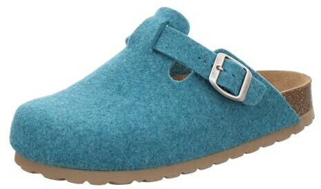 AFS Closed felt slippers comfortable warm winter clogs 26900 turquoise