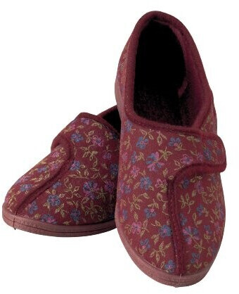 Homecraft Patterned Slippers for Ladies red