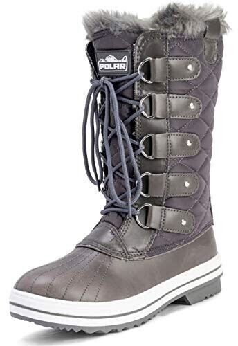 Polar Schneestiefel Nylon Tall Winter Snow wasserdicht warm Gris ZZCD0029 ab 34 99 Preisvergleich bei idealo