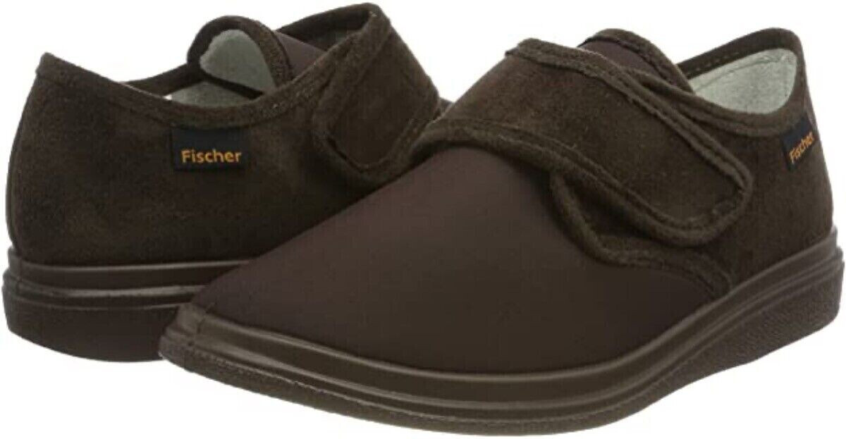 Fischer Fischer Health Shoe Slippers Velcro Extra Wide