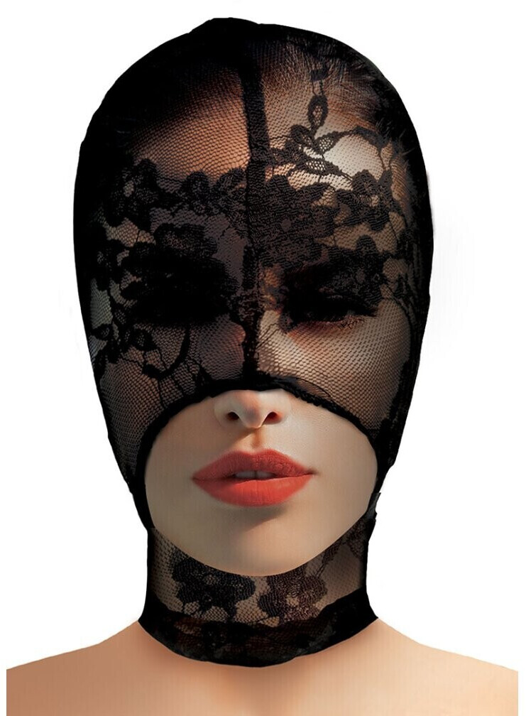 Master Series Lace Seduction Lace Bondage Hood