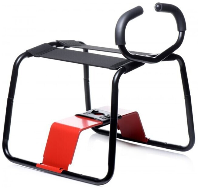 LoveBotz Bangin Bench EZ-Ride Sex Stool + Handles - Black