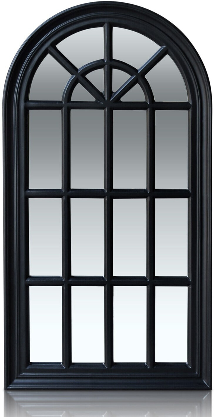 Casa Chic Savile French window mirror Wooden frame 86x46 cm black