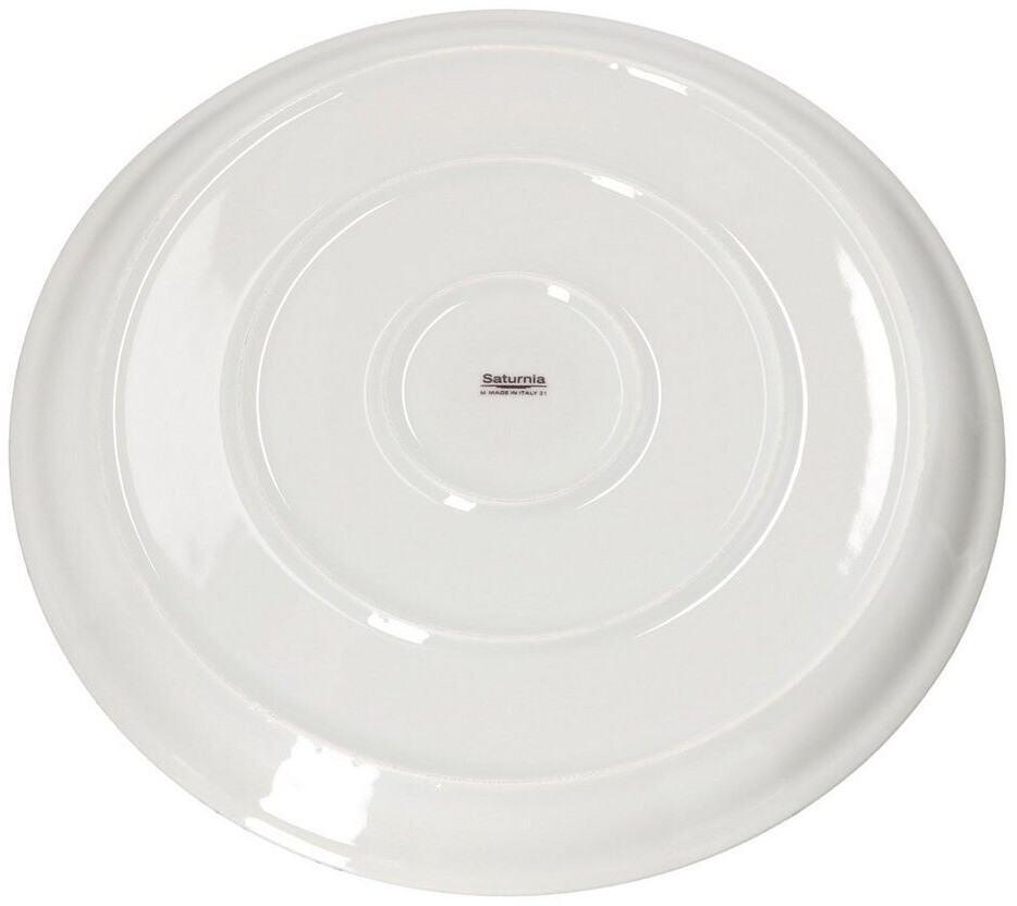 MamboCat 2er Set Smiley Pizzateller - Lustige Porzellanteller Mit Gemüse-Gesichtern Für Pizza-Partys