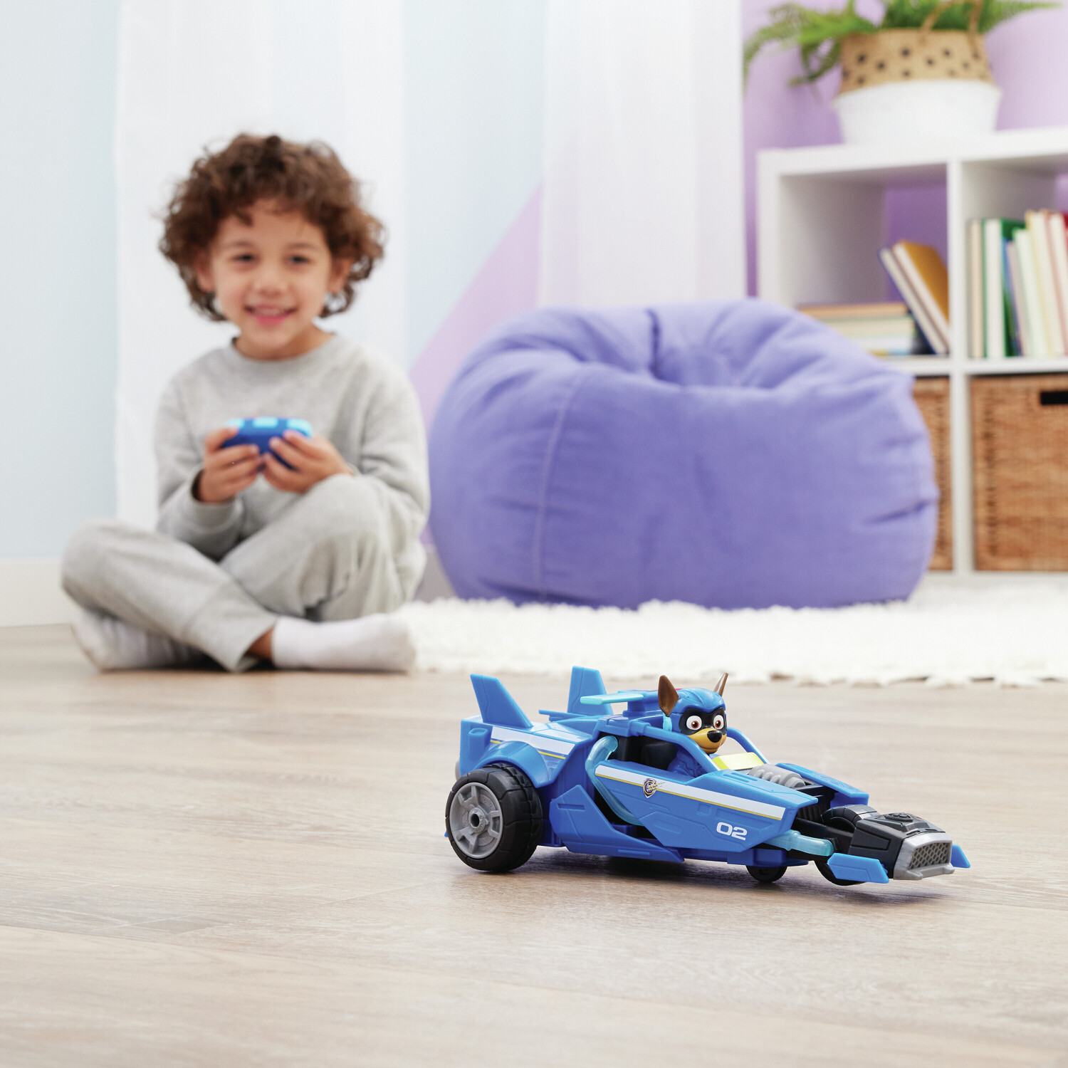 Spin Master Paw Patrol the Mighty Film RC Police Car with Chase