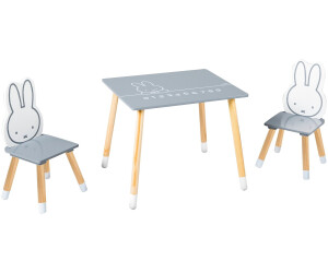 roba Set tavolo, 2 sedie per bambini, In legno laccato, Bianco