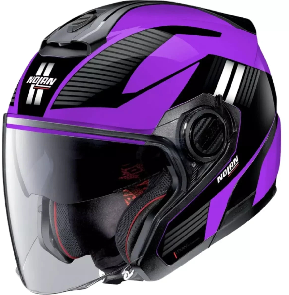 Nolan N40-5 Crosswalk N-Com Amethyst noir/violet
