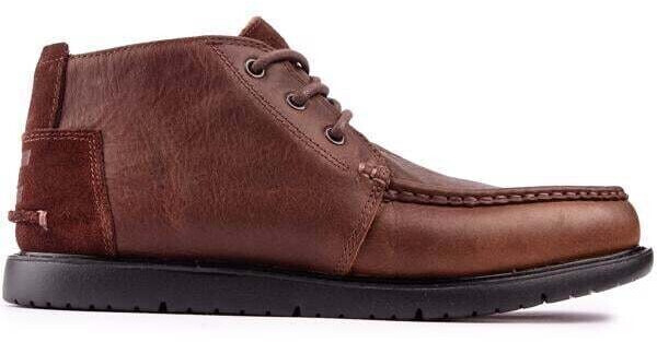 TOMS Shoes Navi Moc Chukka Leather Lace-up brown
