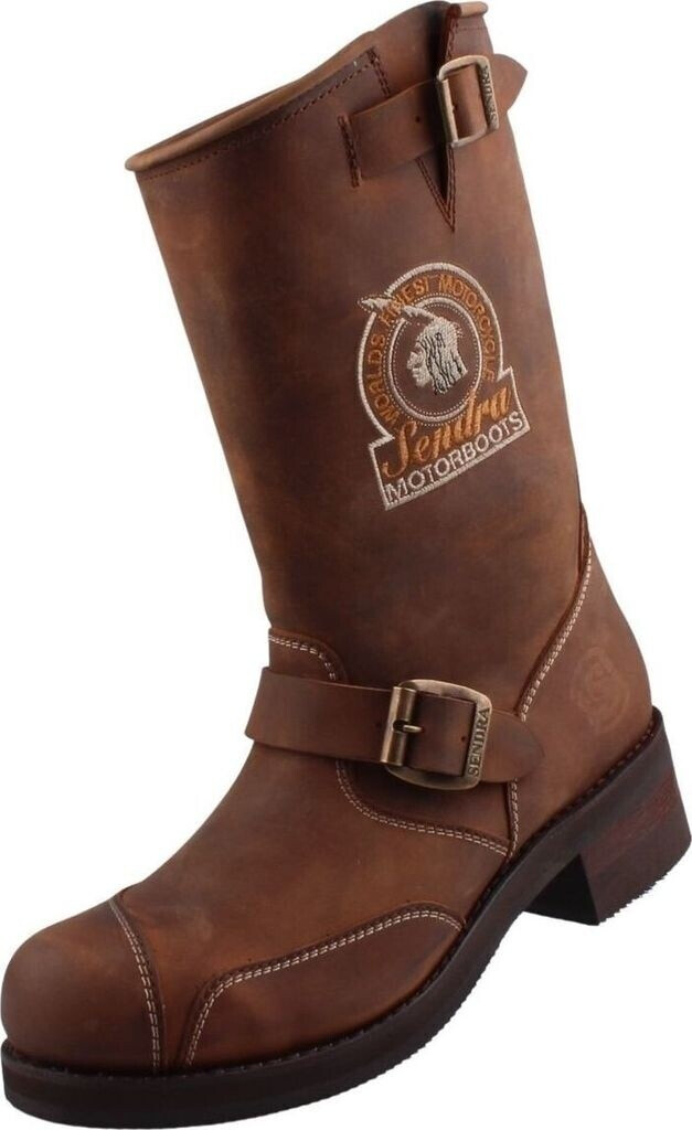 Sendra Boots Cowboy Western Biker Motorcycle brown