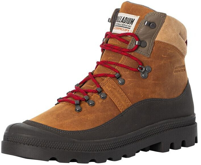 Palladium Pallabrousse Hkr Wp lace-up 08840-275-M Surf Tan 275 brown