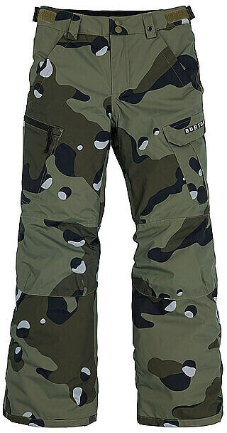 Burton Boys Exile Cargo Pants (115891) forest moss cookie camo