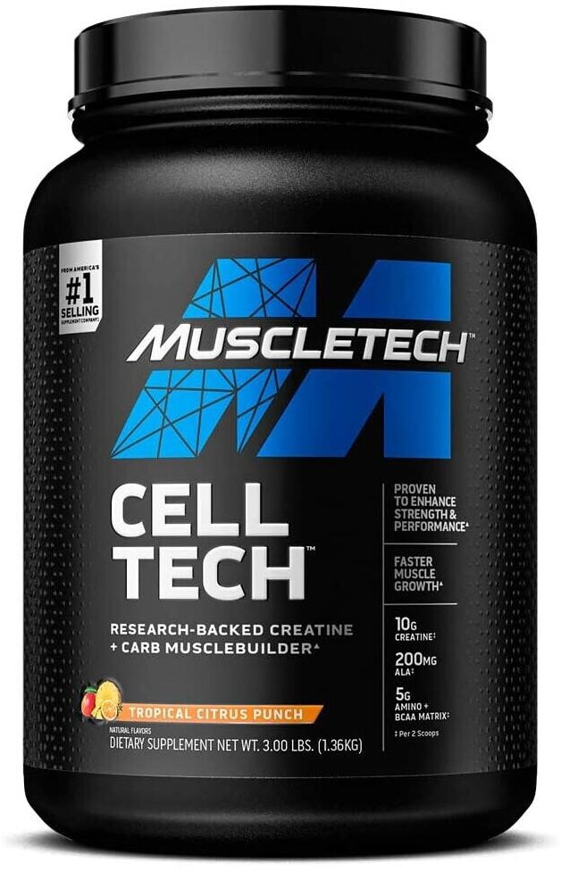Muscletech Performance Series Cell-Tech 1360g Tropical Citrus Punch
