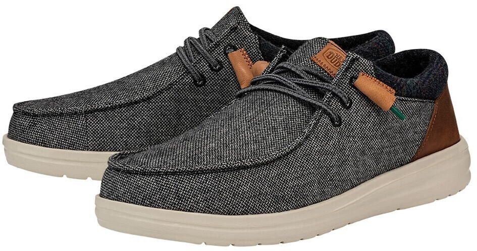 Dude Wally Grip Wool Shoes grey