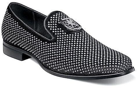 Stacy Adams Swagger Studded Slip On Slipper black