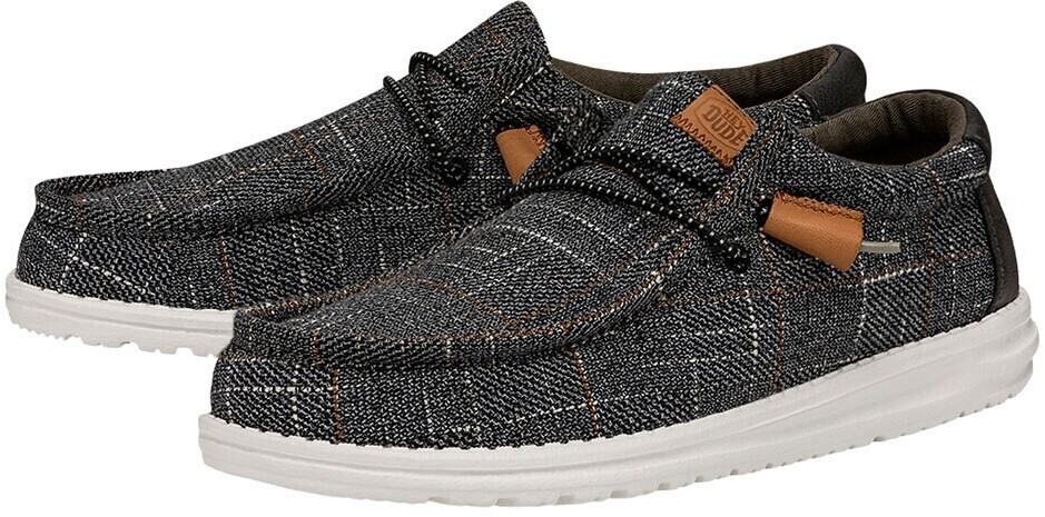 Dude Wally Plaid Shoes brown