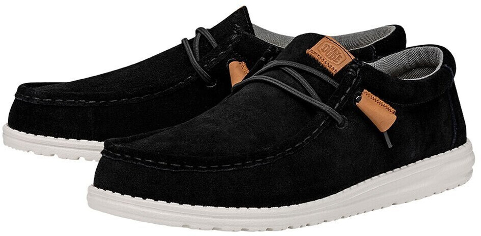 Dude Wally Craft Suede Shoes black