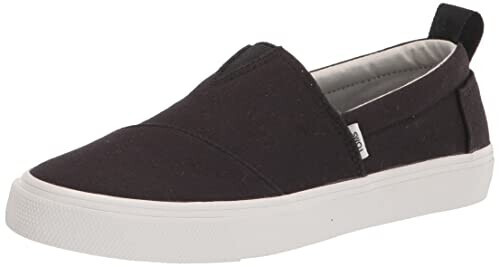 TOMS Shoes Alpargata Fenix Slip On Flat Slipper black