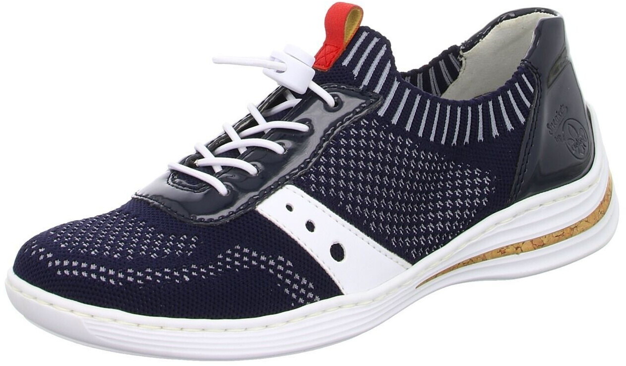 Rieker Damen Halbschuhe M3861 - Beige Loafers Mit Wohlfühlsohle