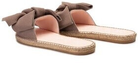 Manebi Espadrilles sandals with bow K 1 J0 brown