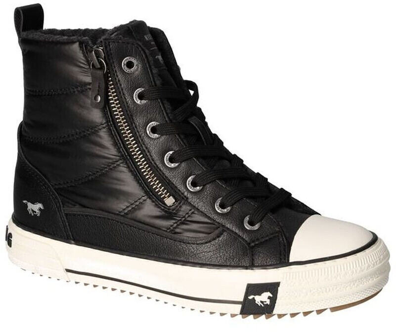 MUSTANG Lace-up zipper warm lining 1410-603 black