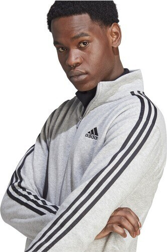 Adidas Man Basic 3 Stripes Track Suit medium grey heather black ab 52 95 Preisvergleich bei idealo