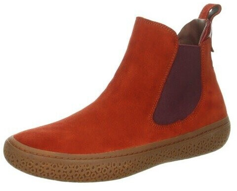 Think Chelseaboots with stretch on both sides purple orange red