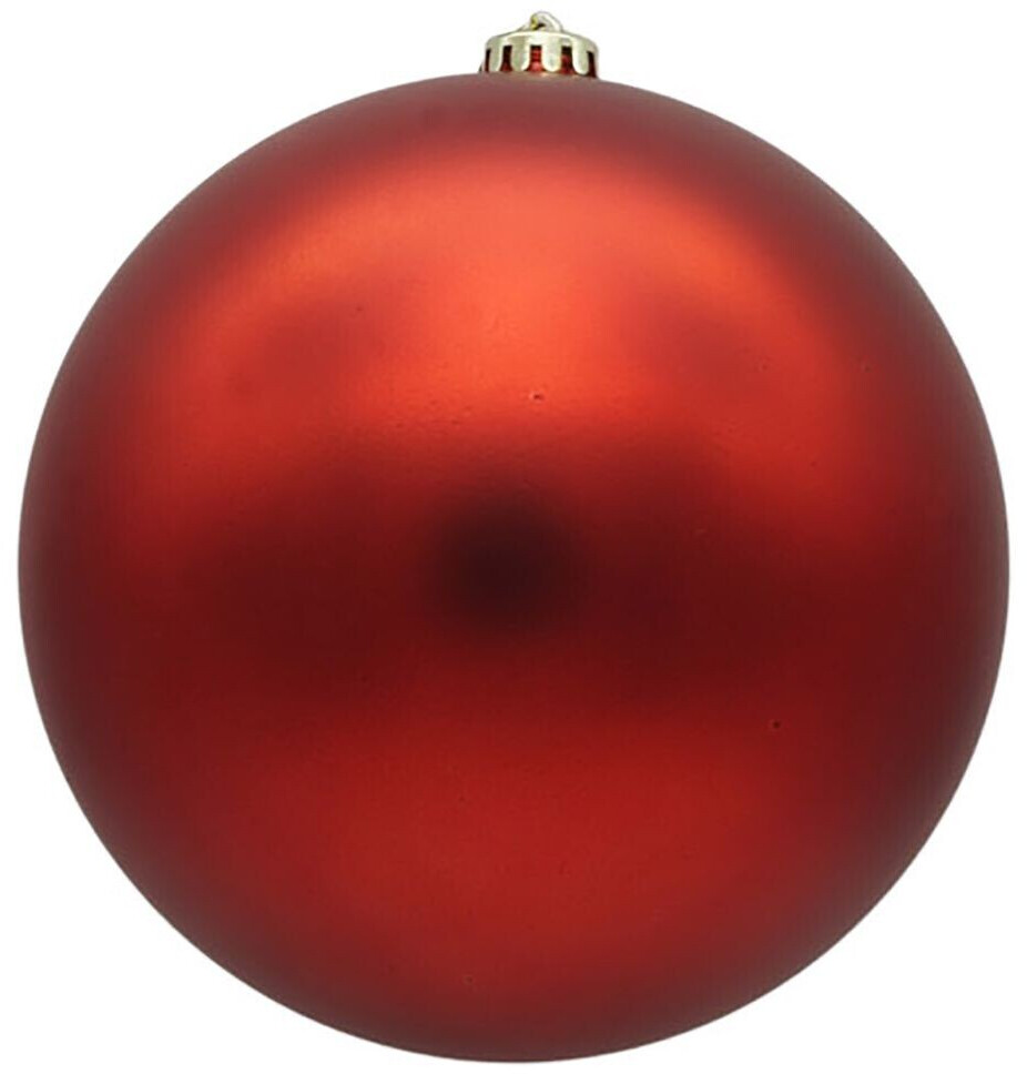Annastore Weihnachtskugeln frostsicher 12cm 6 Stk. rot matt ab 19,99