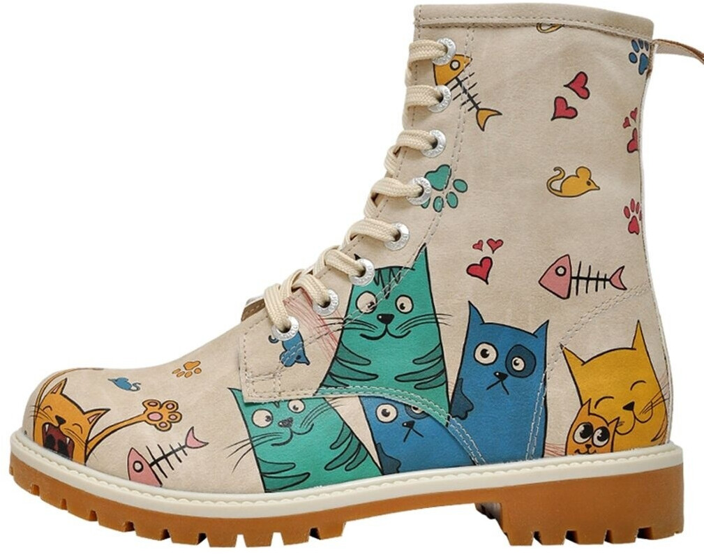 DOGO Cat Lovers Lace-up beige