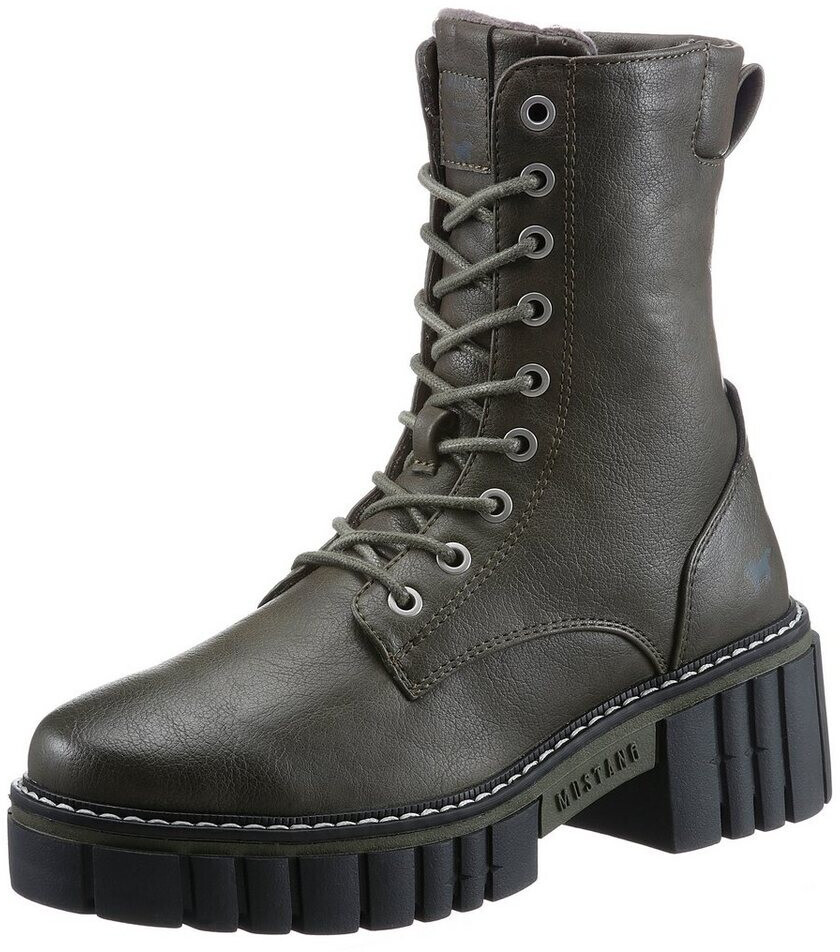 MUSTANG Lace-up with profile sole green
