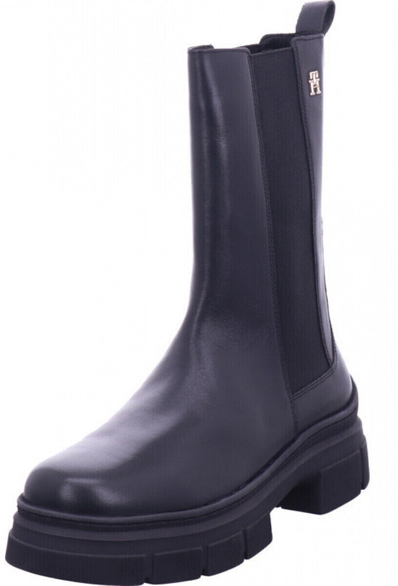 Tommy Hilfiger Chelsea Ch Booties black