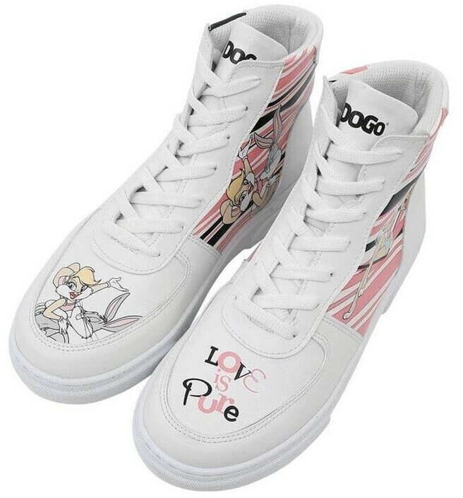 DOGO Love is Pure Vegan Bootie white