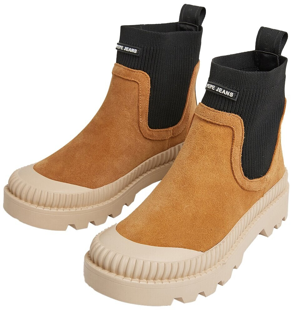 Pepe Jeans Ascot Chelsea Booties brown