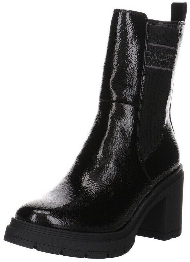 Bagatt Chelseaboots with logo on stretch insert black