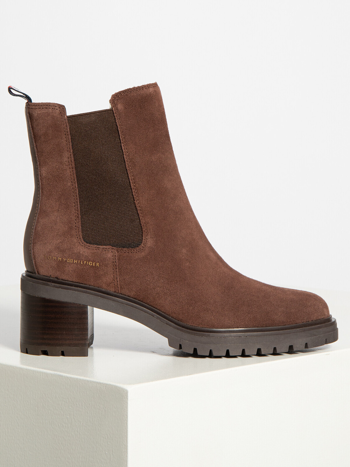 Tommy Hilfiger Outdoor Chelsea MID Heel 619 truffle brown