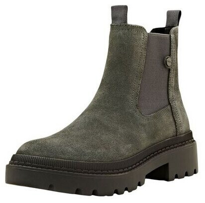 Esprit made of genuine suede leather grey
