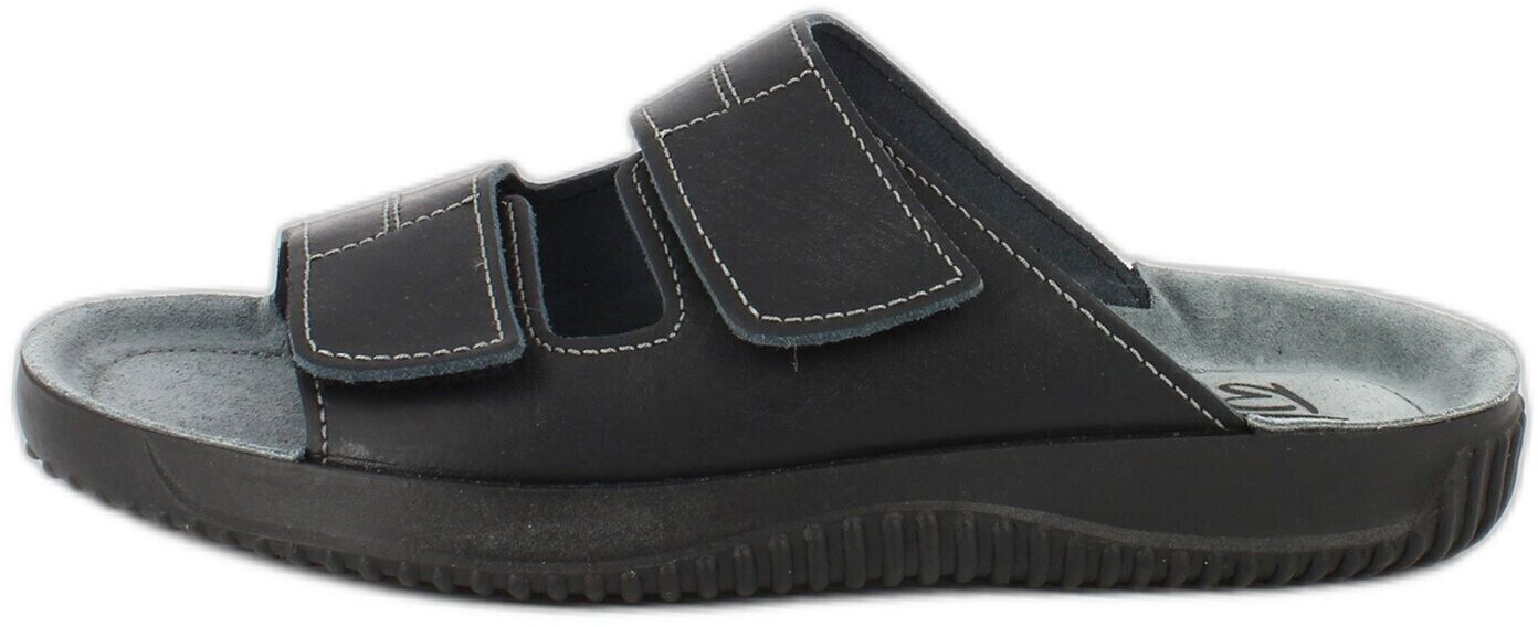 Beck Ben slipper with velcro fastener black