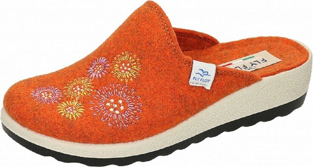 Fly Flot Slipper House Shoe PET recycled PU sole embroidery 330022