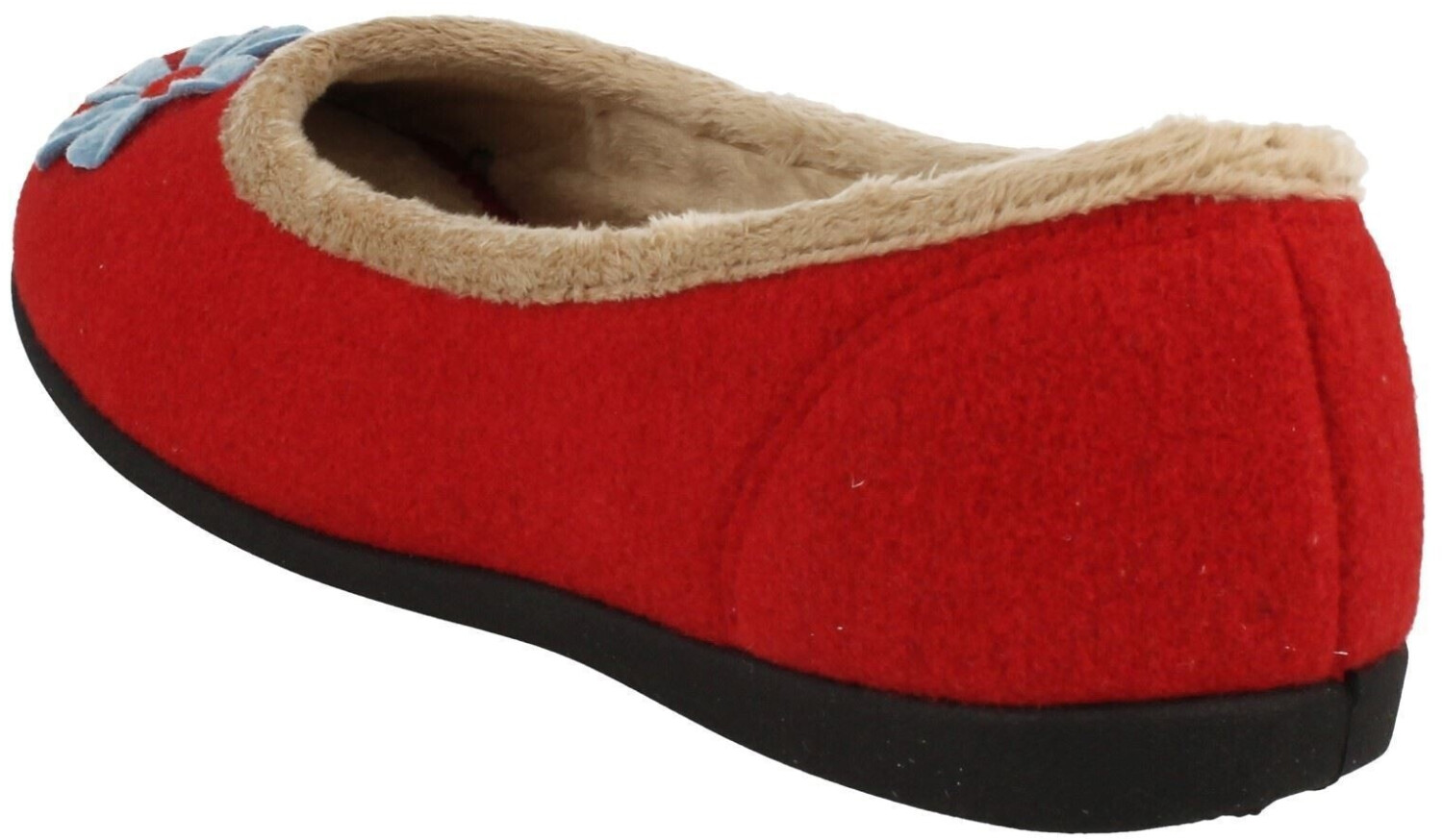 Padders Padders Slippers Ballerina Happy wide fit