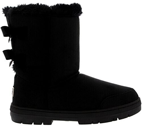 Holly Triplet Bow Tall Classic Waterproof Winter Rain Snow Black 7-40 AEA0230