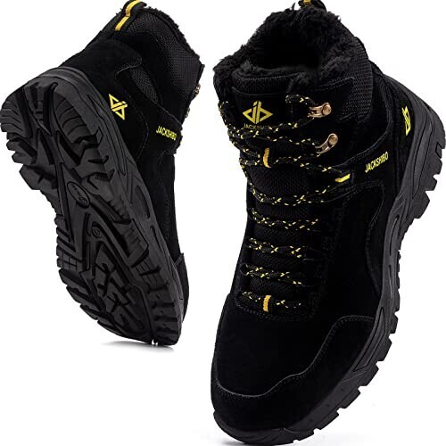 Jackshibo Winter with warm lining waterproof black 38-